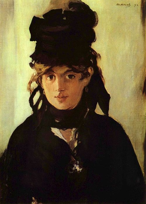 A portrait of Berthe Morison by Édouard Manet.  Also check out The Repose by him, same model, differ