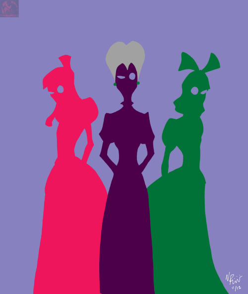 midnightflurries:vpgraphics:Disney villain silhouettes by http://vpgraphics.tumblr.com/