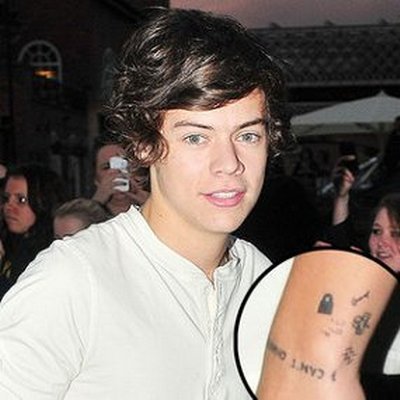 iwillgodownwiththisbullship:Harry Styles tattoos