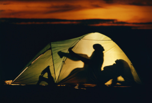 mysamcedesmadness:  It can even be done in small tents, Tay.  Freaks will make it work.  Summer camping sex
