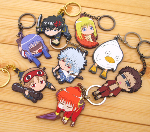 parfaitsamurai:  Gintama keychains by Cospa for presale at Jump Festa 2013! They