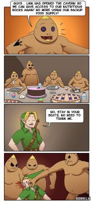 Dorkly:  Link, Savior Of The Gorons