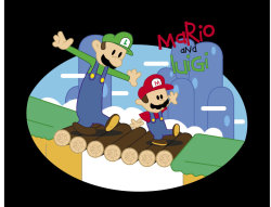gamesyweas:  Mario and Luigi by ~Spinky1