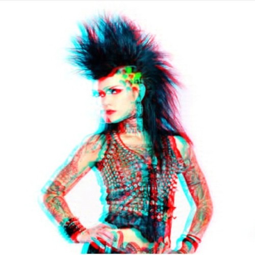 toxicvisionclothing:  MALICE now in 3-D (photo by justice Howard) #toxicvision I’m cummin at you!! - @malicexxx- #webstagram Hell yeahhH!!  www.toxicvisionstore.com 