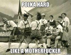 thesochillnetwork:  When you polka….polka