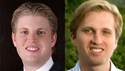 susannawolff:  Donald Trump’s ugly son and Mitt Romney’s ugly son should hang out. I’d like to see that Facebook album. 