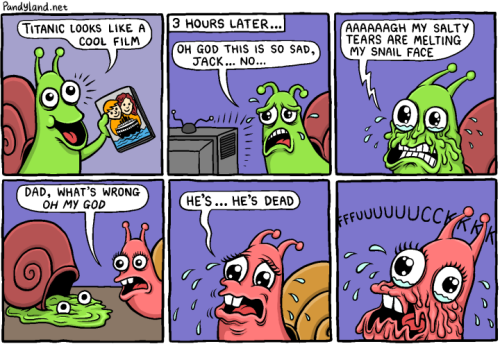 this is a comic i did last week about snails :) snails are nice http://pandyland.net/74/