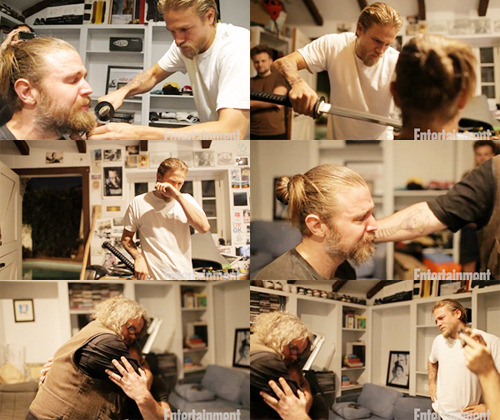 godtricksterloki:  brilliantinemortality: ‘Sons of Anarchy’ stars Charlie Hunnam