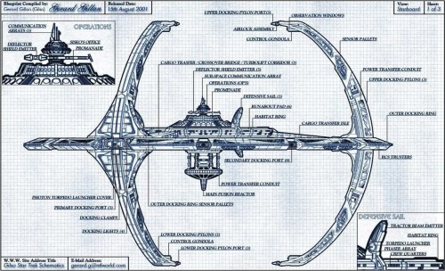 plummer-esq:Concept sketches for Deep Space Nine (Terok Nor)