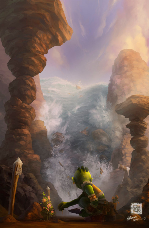 theartofanimation:  Kenvd 信譞   Are the third and last ones World of Warcraft? Because they look like they’re of WoW