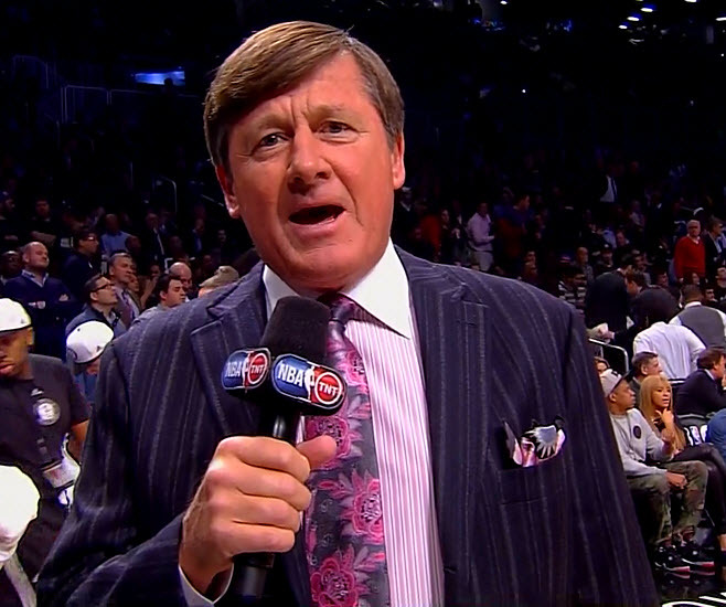 11/26/2012 - Knicks @ Nets
Craig Sager 1st quarter sideline report (close-up)