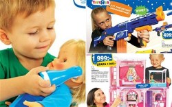 cracked:  thedailywhat:  Meanwhile in Sweden of the Day: Gender-swapped Children’s Toy Catalogue  The latest holiday catalogue released by Sweden’s toy retail chain Top Toy is making some buzz for breaking the gender-role stereotypes in its product