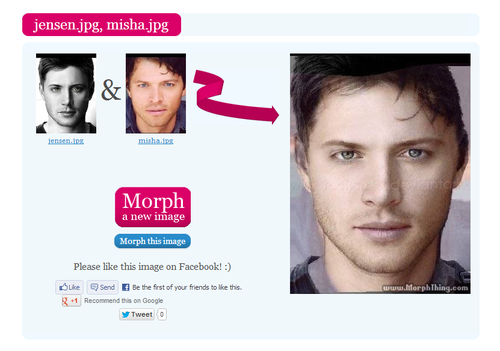 companionofbreath:  I’ve come to the conclusion that morphing Jensen Ackles with anyone will enhance their attractiveness 10x i mean jesus  freakin  christ  on a  cracker And I mean anyone  seriously?  omg  are yoU FUCKING KIDDING ME?!!? 