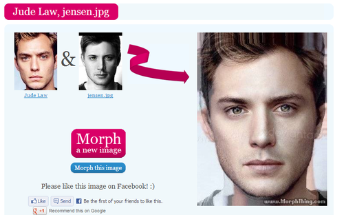companionofbreath:  I’ve come to the conclusion that morphing Jensen Ackles with anyone will enhance their attractiveness 10x i mean jesus  freakin  christ  on a  cracker And I mean anyone  seriously?  omg  are yoU FUCKING KIDDING ME?!!? 