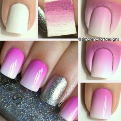 beautylish:  Check out simplenailartdesigns s.’s amazingly easy ombre nail art tutorial! 