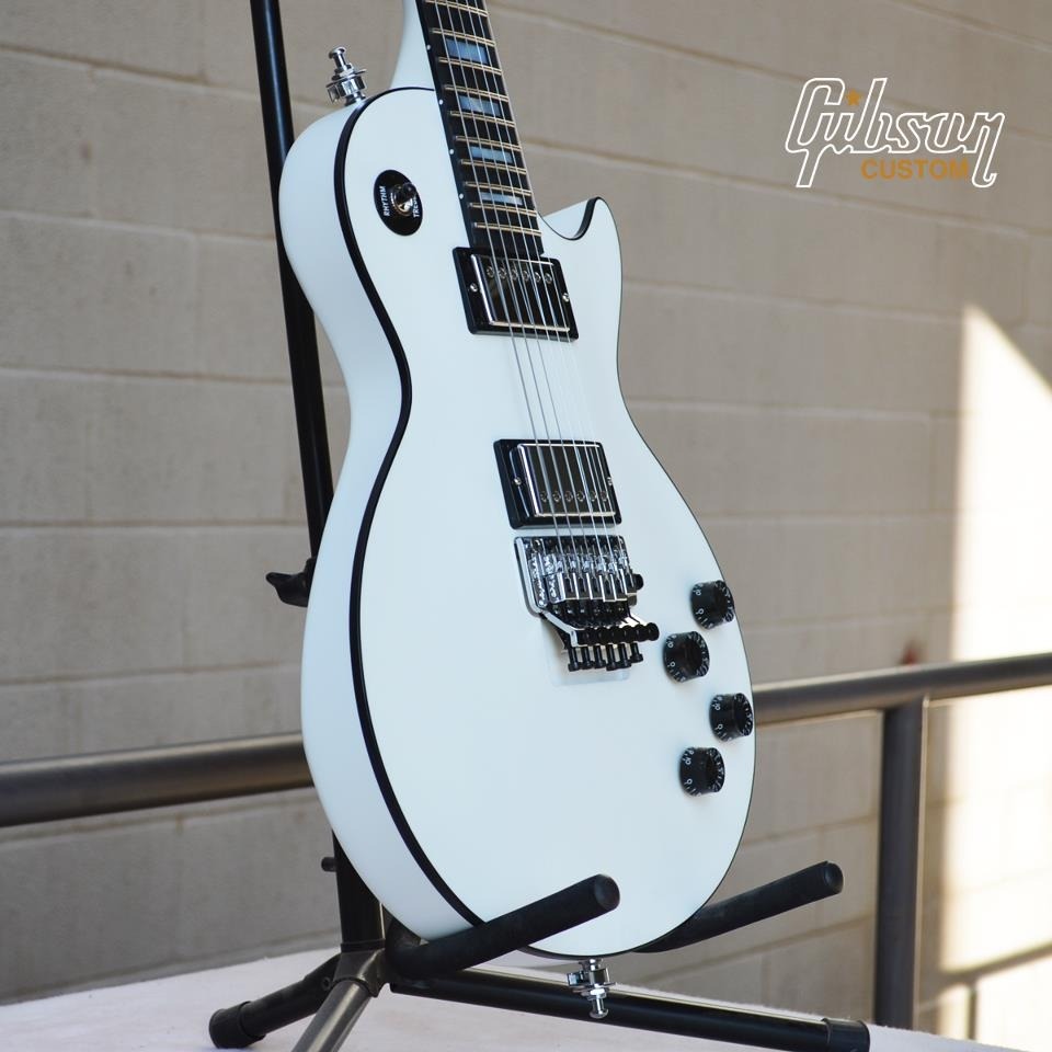 gibsonguitarsg:  Les Paul Axcess Custom in cool Matte White 