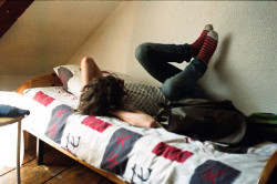 intrudings:  Luke, hostel bed by but_those_are