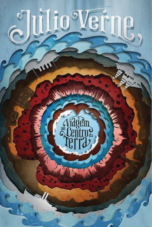 fuckyeahbookcovers: “Journey to the Center of the Earth” (Brazilian edition) by Jules Ve