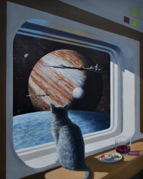  Keithspangle - Ship’s Cat, 2012         Traditional Arts: PaintingsJust about everything I want i