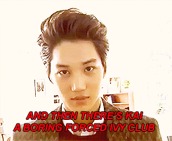 kmexoplanet:   FUN Ways to say IVY CLUB…AND THEN THERE’S KAI 