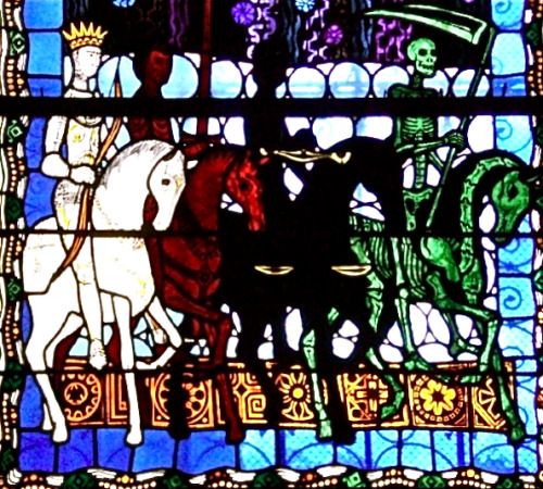 brujita-del-barrio:Four Horsemen of the ApocalypseClermont-Ferrand Cathedral, France 