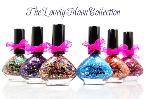 cool1412:  appleinspiration:  sailorfailures:  Daily Lacquer has made a collection of Sailor Moon-themed nail varnish blends called The Lovely Moon Collection. They remind me especially of their transformations. Get them for Ű a bottle or ฺ for the