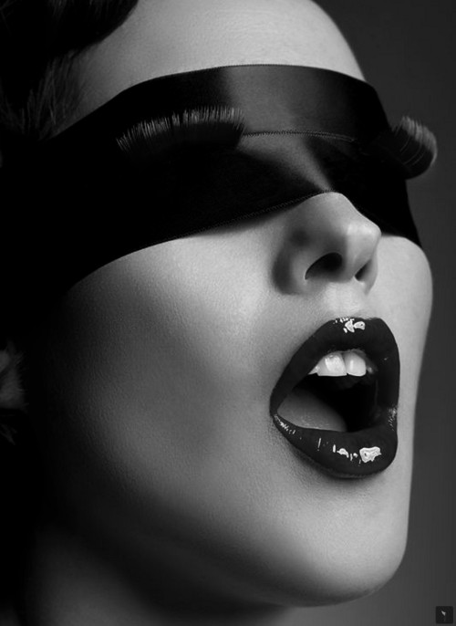 always-closer-to-the-edge: Make me sigh. Tie the blindfold around my head, slowly. Take your time ty
