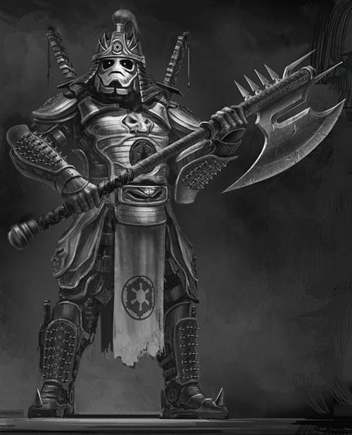 cavalierzee:  ~ Feudal Japan Star Wars ~Digital Artist:  Clinton FelkerSome Via: My