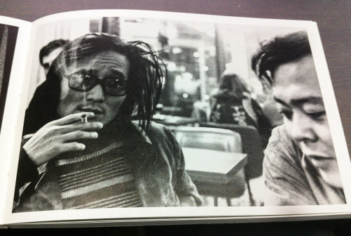 Takuma Nakahira (left) and unidentified, Paris, 1971. From Circulation: Date, Place, Events (2012). 