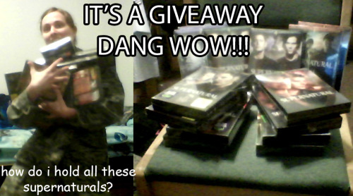 castielcaeks:  Since CWNBTS was canceled, I went with another giveaway cause eh I don’t know. Anyways, rules are simple: Reblogs only. Edit: Aw fuck, reblog once please. Don’t spam your followers. Must keep your ask box open in case you win There
