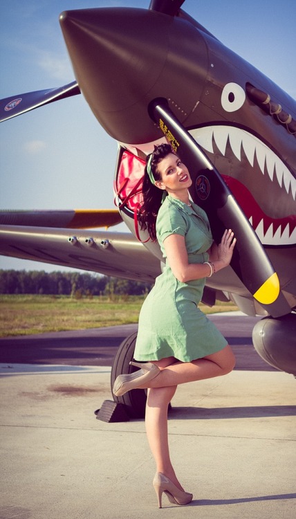 XXX Simply Beautiful Aviation Pinup photo