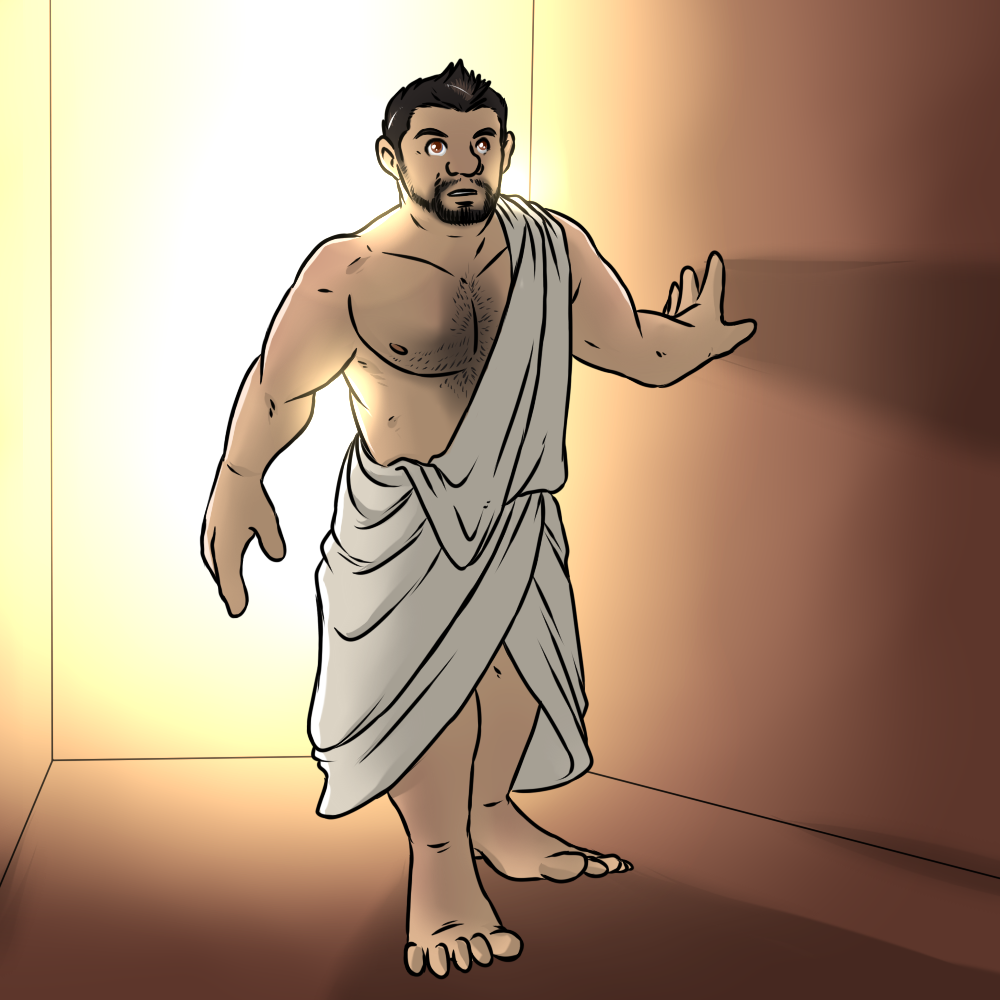 gigaartbyothers:  Tydeus went into the Forbidden cave, in hopes of finding the fabled