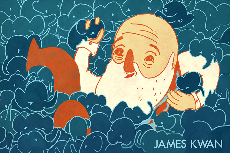 here’s a little postcard image i made. it’s an old senile man in a ballpit of tiny elephants.