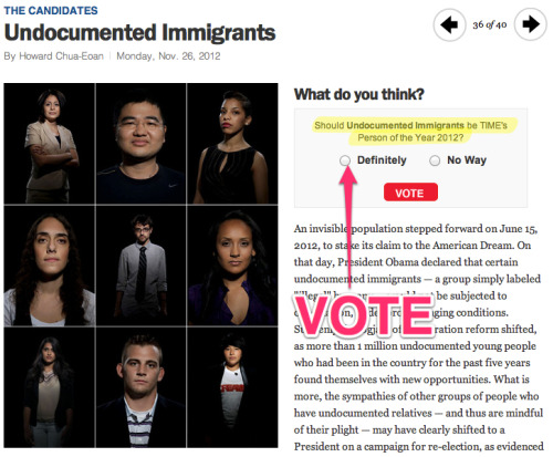 porcelain-horse-horselain: juansescalante: TIME Magazine is asking who should be the Person of the Y