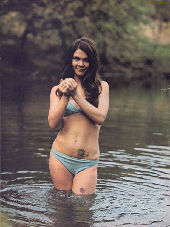 grapnel:  Wende Wagner goes for a swim, year unknown.