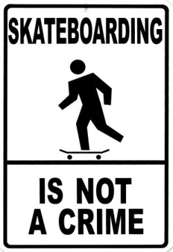 I was dreaming I was skateboarding again,