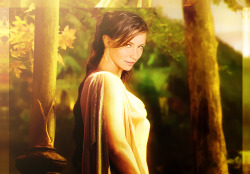 princessgaladriel:  Evangeline Lily as Tauriel, head of the Elven Guard #TheHobbit
