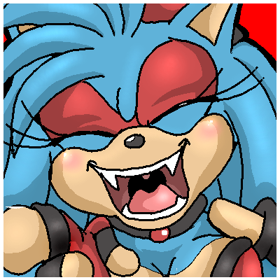 eyerapingsonicfancharacters:  she’s still laughing in your face even though she’s been gone for two years~~~~~~~~~~~~~~why does she have fangs do hedgehogs have fangs? ~chopstix   why is sonic blue since when are hedgehogs blue