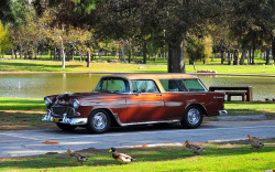 americabymotorcycle:  1955 Chevrolet Bel