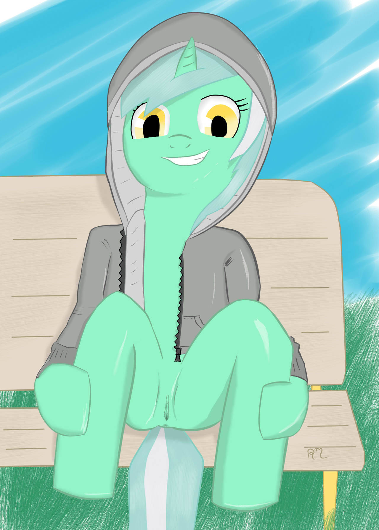 Lyra Presents: As you can see, Lyra in a hoodie. I messed around a bit with this