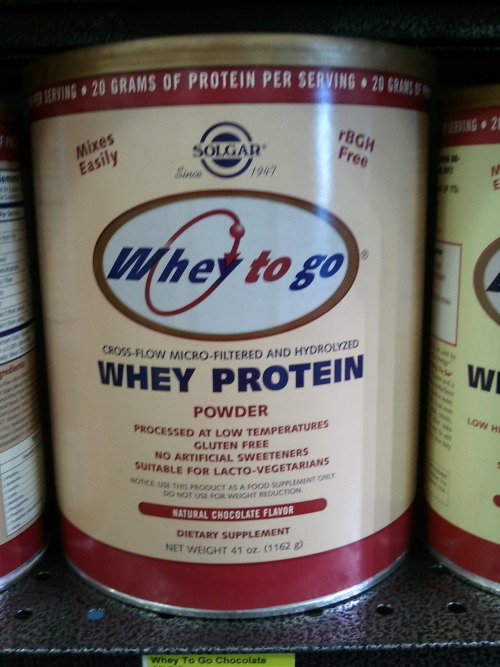 Whey to Go - A whey protein spotted by Lauren M. in Sioux Falls, SD.
Whey to Go, not for kids or adults…it’s for proteens.