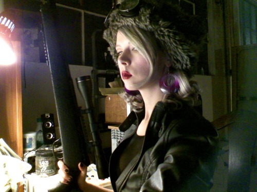 i like modeling for costumed drawing classes because if i show up in &ldquo;Siberian Bond Girl&a