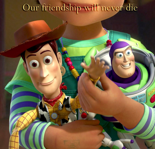 abittersweetsound:  You will always have a friend in me. Talk with me. Sing with me. Dance with me. Laugh with me. Cry with me. No matter what I am there for you. By your side and behind your back. Side by side we are stronger than ever. Just know - I