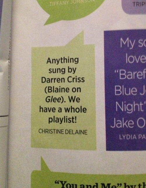 darrensbluebeanie:From American Baby magazine, in an article about what music babies find soothing. 
