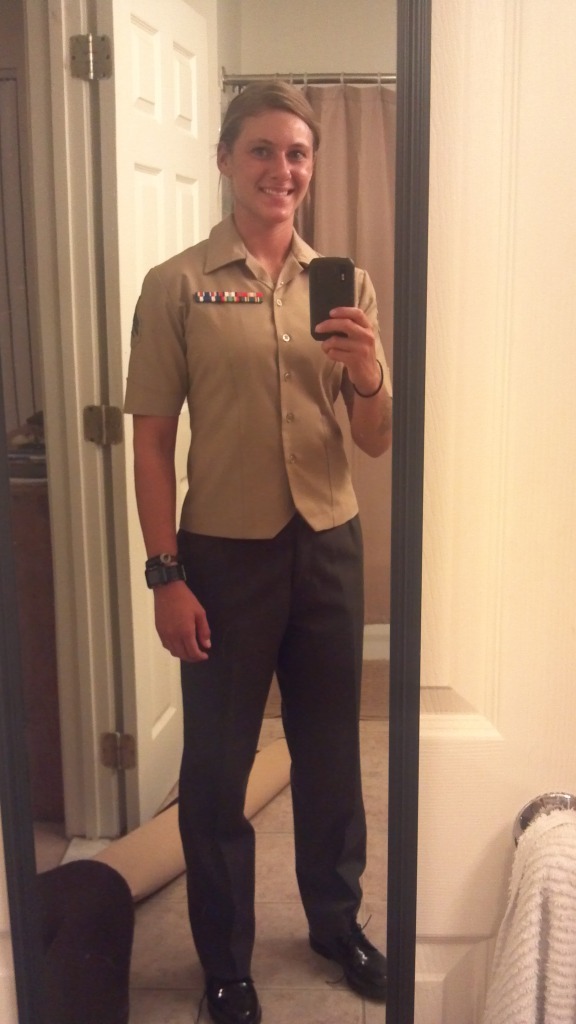 gf-pics:  Gotta love a slut in a uniform! GF Pics - http://gf-pics.tumblr.com The