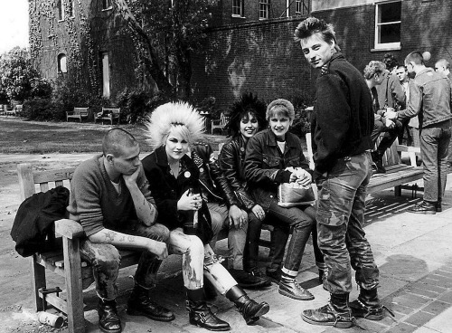 Punks; photo by Janette Beckman, 1978.