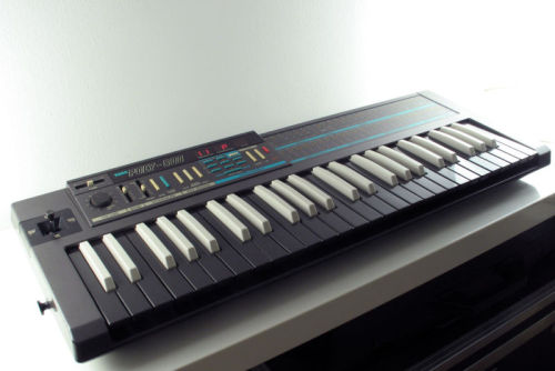 it-s-a-classic: 2087: Korg Poly 800 with rare reverse keys Oh you mean the harpsichord of the future