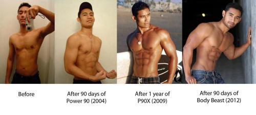 Body transformation before after