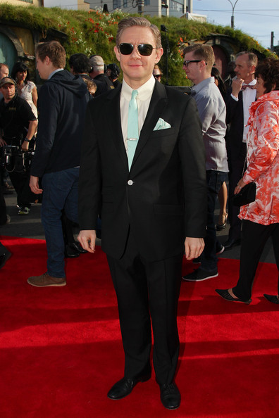 whatareyouwearingbenedict: comedysuze: Martin Freeman attending The Hobbit: An Unexpected Journ
