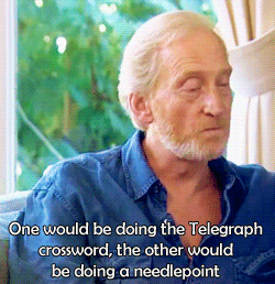 Charles Dance talking about Dame Judi Dench and Dame Maggie Smith